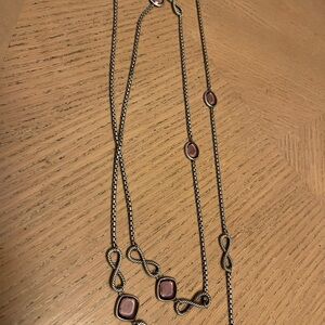 Authentic David Yerman 925 with amethyst gems.